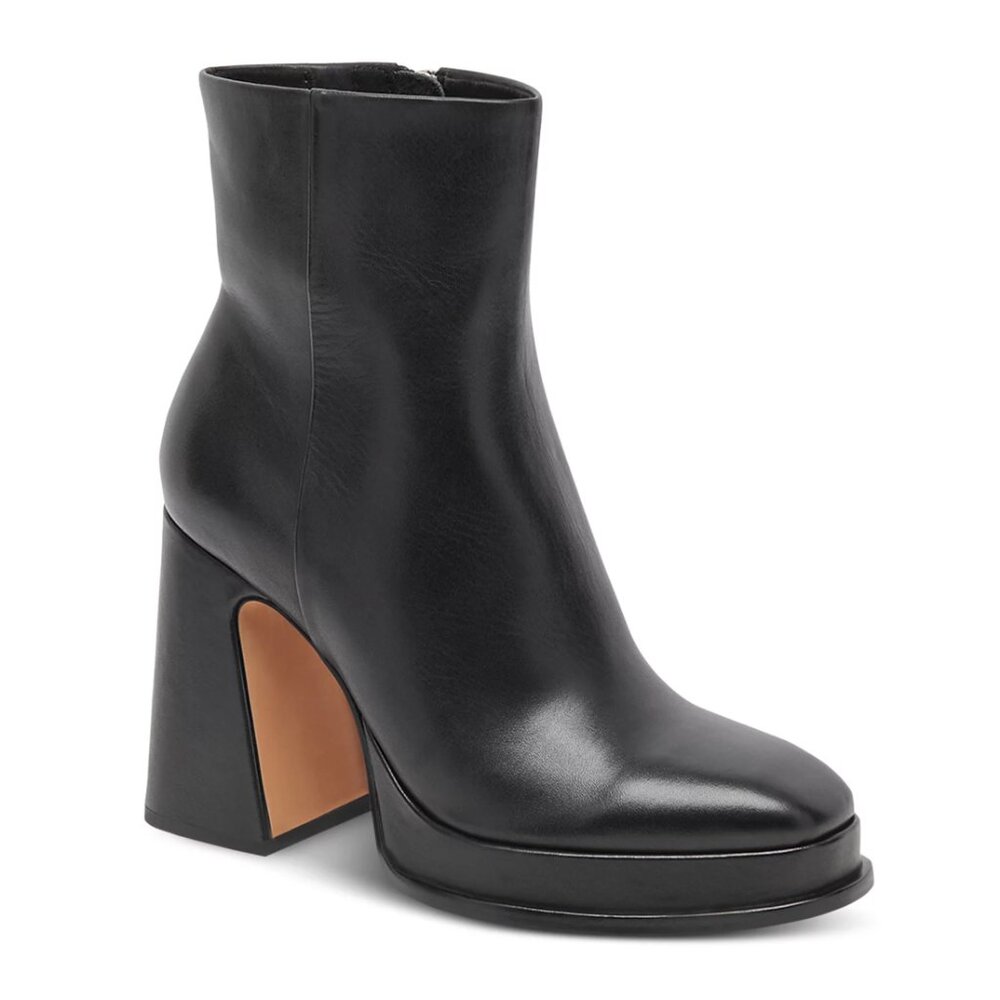 Dolce Vita Women's Lochly Platform High Heel Fashion Boots, Black Size 8